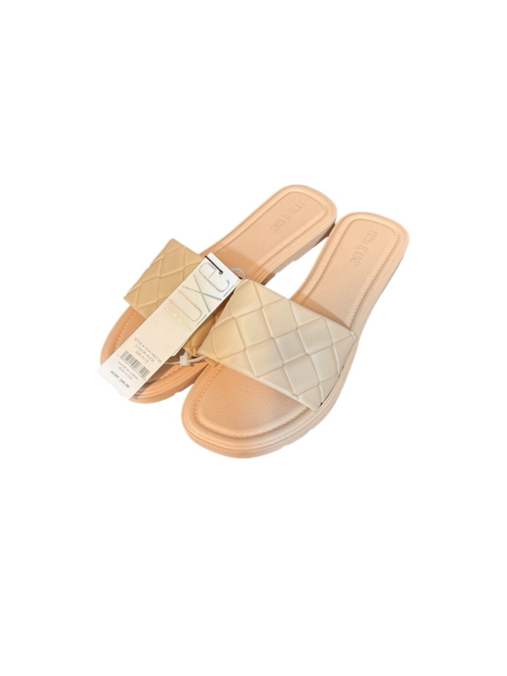Women's fifth and luxe Sandals, Nude, Size 11